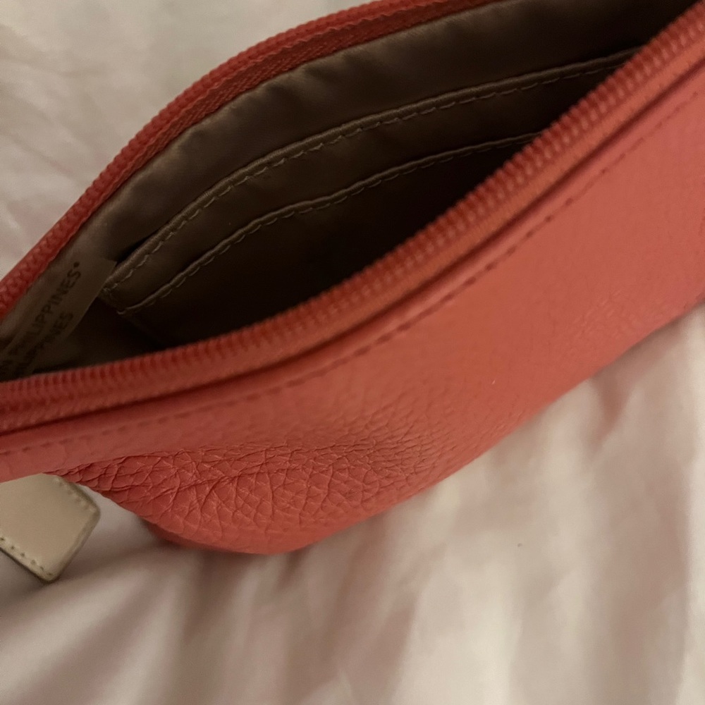 Coach Pebbled Leather Wristlet - Picture 3 of 3
